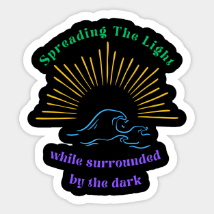 Spreading The Light Sticker